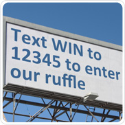 Text-to-win campaigns