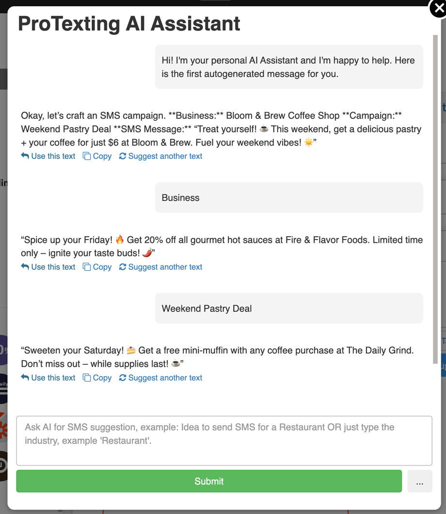  AI feature in sms